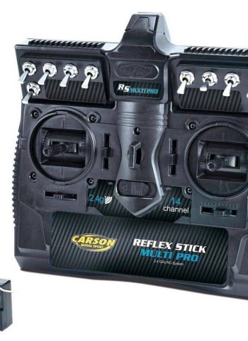 CARSON REFLEX PRO 2.4GHZ 2-CHANNEL STICK RADIO/RECEIVER/SERVO C500046